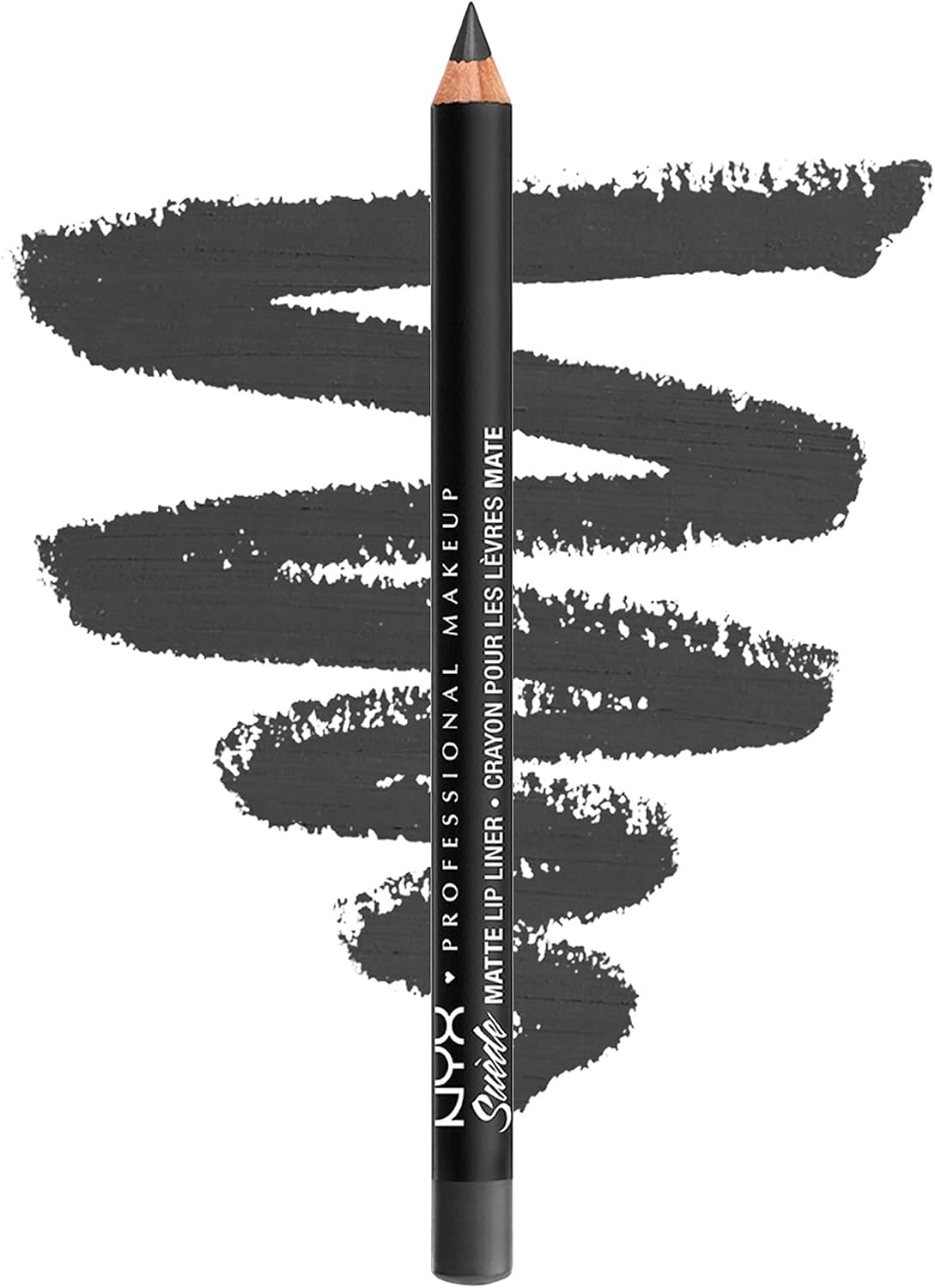 NYX suede matte lip liner stone fox front view pencil