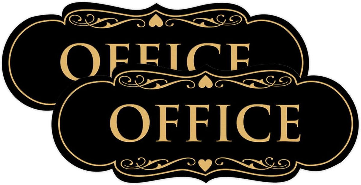 Designer Office Sign | Easy Installation - Red - Medium (1 Pack) - Image 12