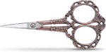 BIHRTC vintage embroidery scissors front view
