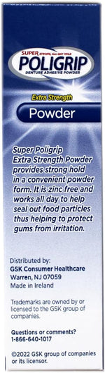 Poligrip 1.6 ounce container for denture care