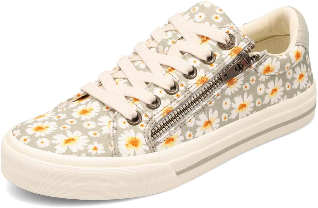 Taos Z Soul Women's Sneaker - Stylish Platform Sneaker with Removable Footbed, Arch Support, Premium Cushioning, Lace-Up Adjustability, and Easy Access Zipper - Image 10