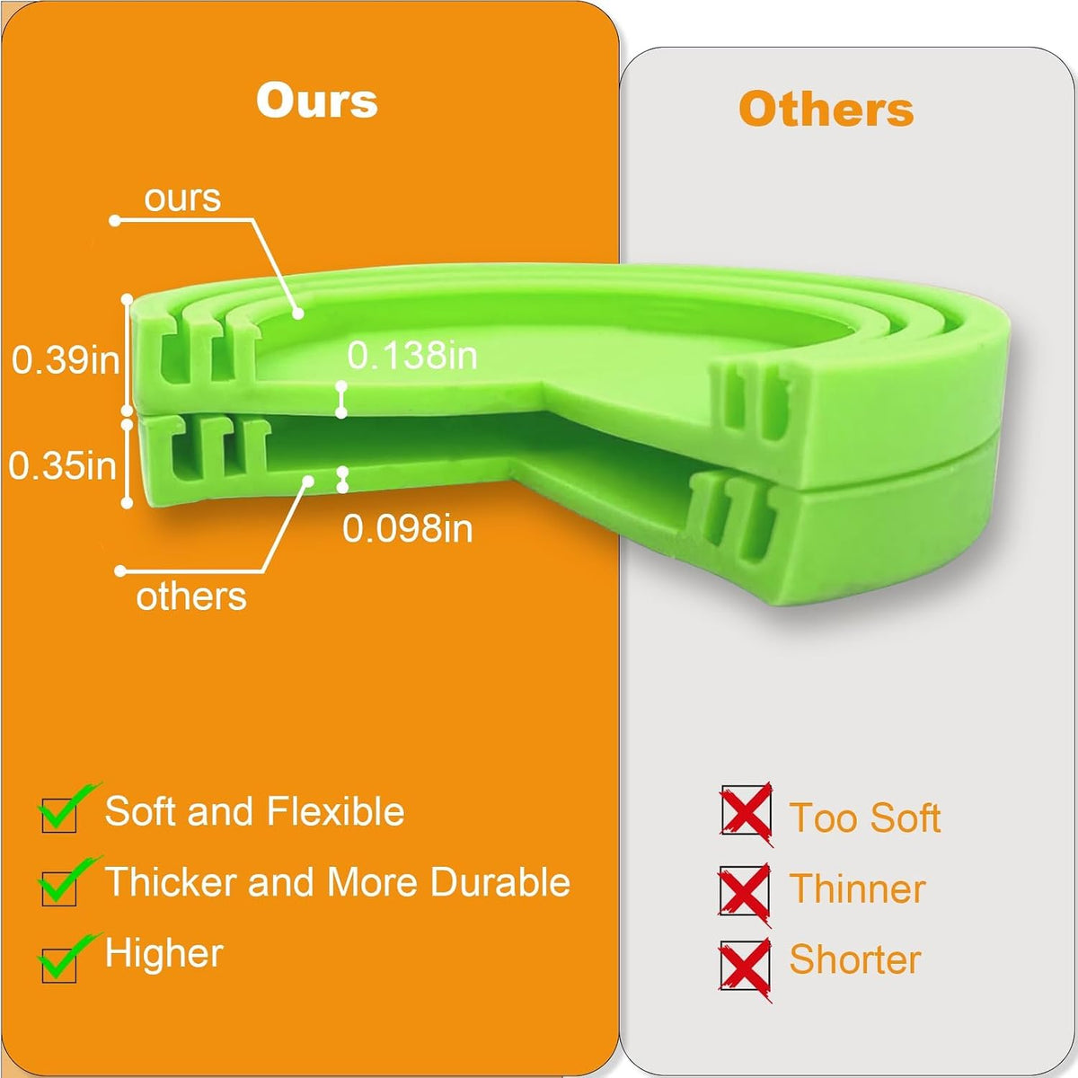 Yobbai BPA-free food covers stacked for storage organization