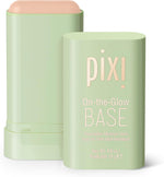 Back of Pixi Beauty On-The-Glow Base packaging showing details