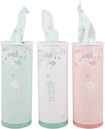 NULYLU travel tissue tubes lined up to show dimensions