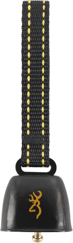 Browning pet training locator bell in black and gold front view