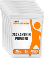 BulkSupplements Zeaxanthin powder serving measurement visual