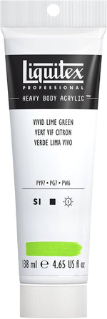 Liquitex professional heavy body acrylic paint tube front view