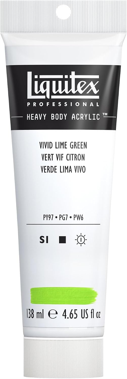 Liquitex professional heavy body acrylic paint tube front view