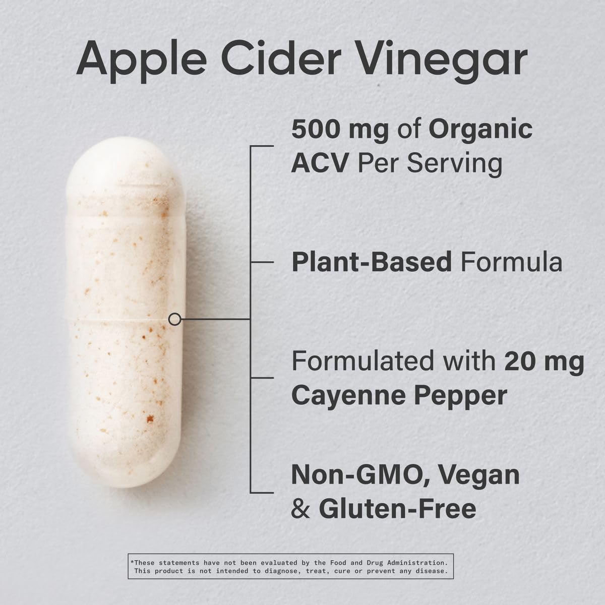 Sports Research organic fermented ACV dietary supplement bottle showing premium black packaging.
