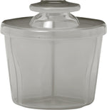 Dr. Brown's Baby Formula Dispenser front view of gray travel container
