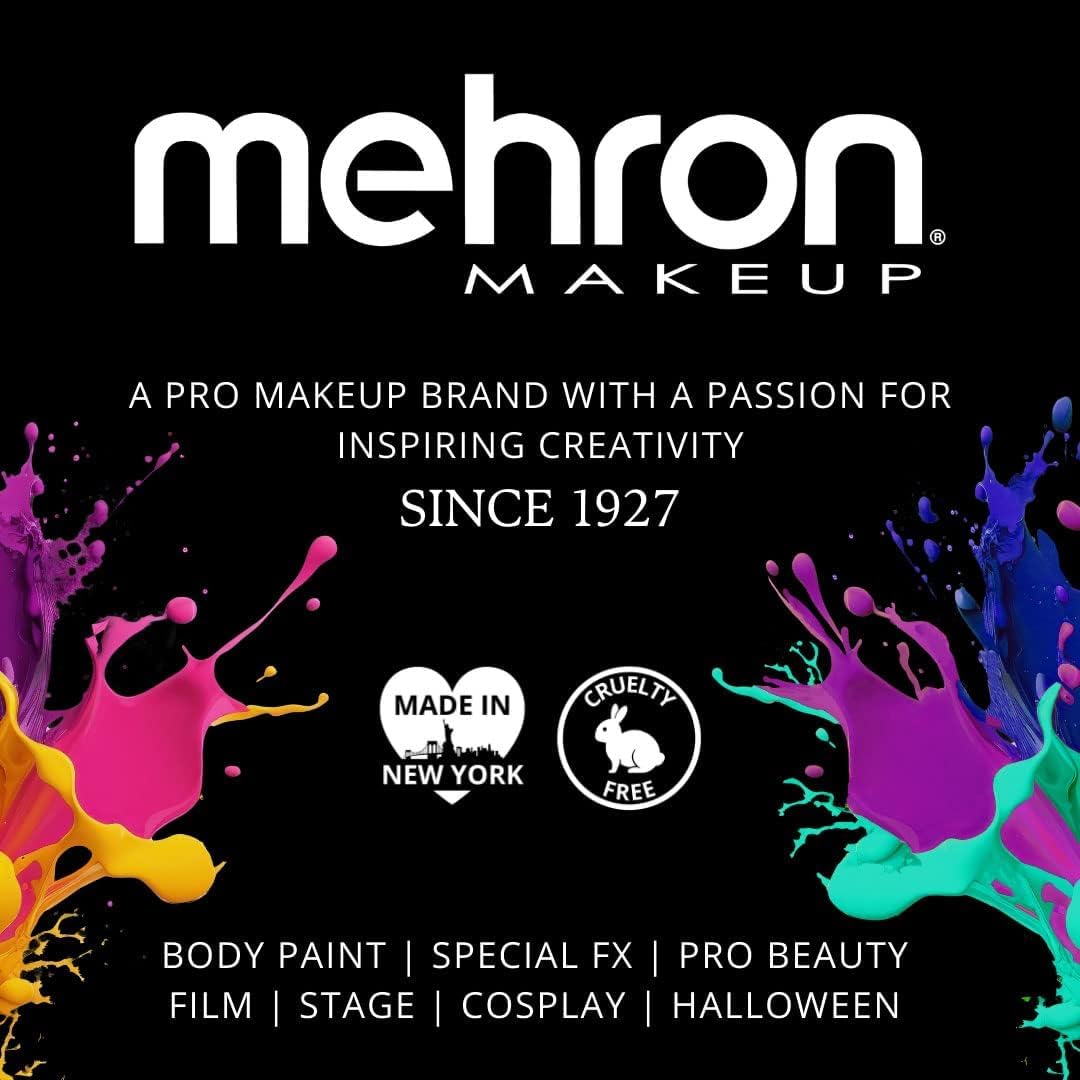 Mehron face and body paint palette packaging and branding detail