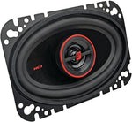 Cerwin-Vega H746 car speaker front view showing graphite cone and red accent