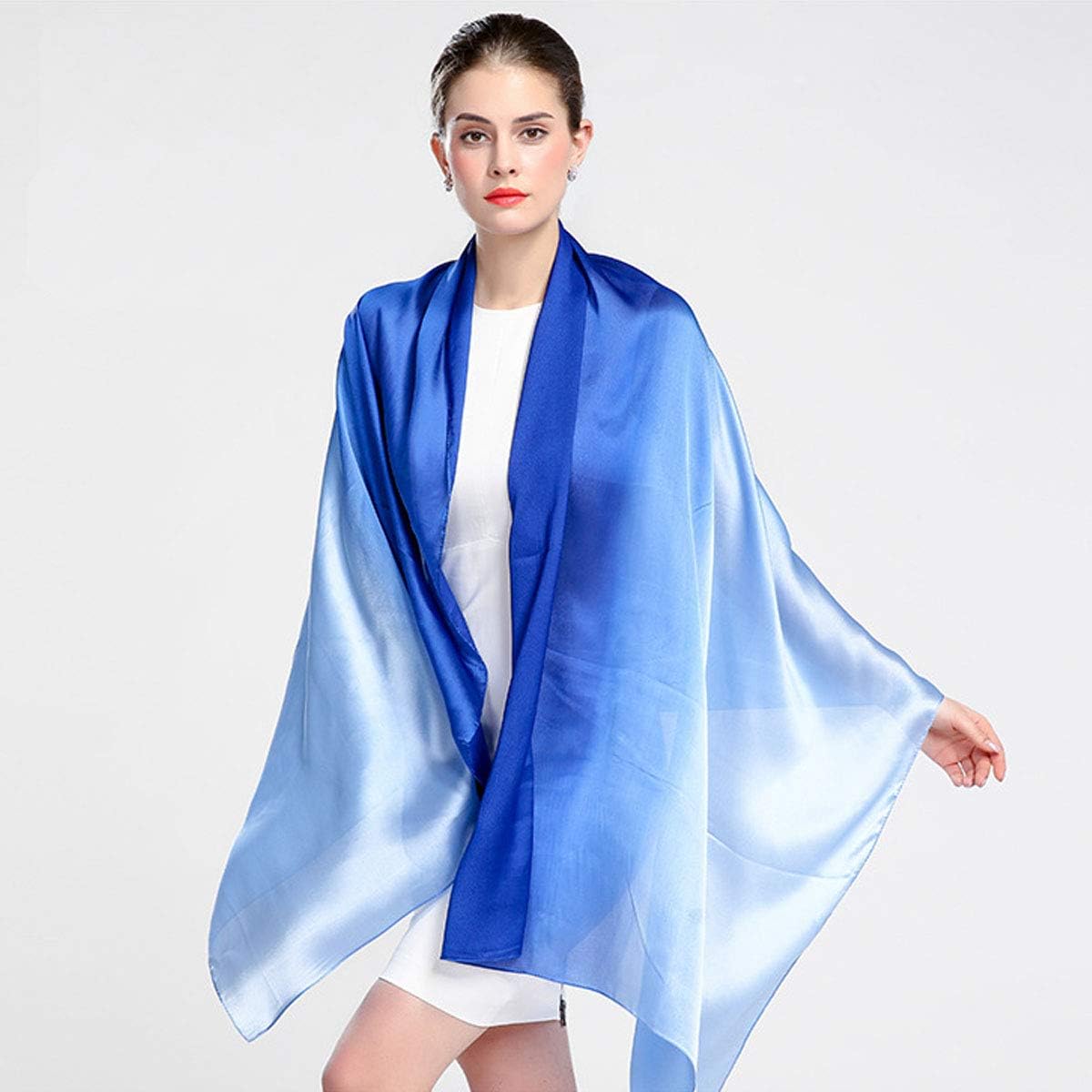 K-Elewon fashion scarf showing gradient color detail