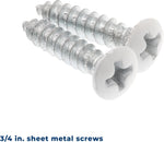 Prime-Line sliding window hardware mounting hole spacing detail