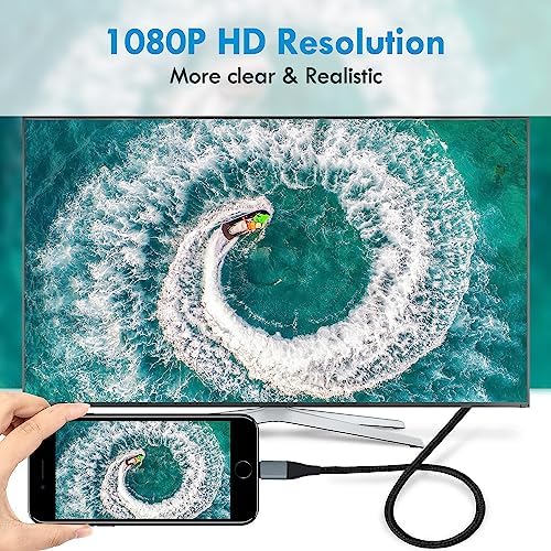 Authentic imported iOS device mirroring accessory package view.