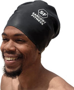 Sargoby Fitness swim cap front view