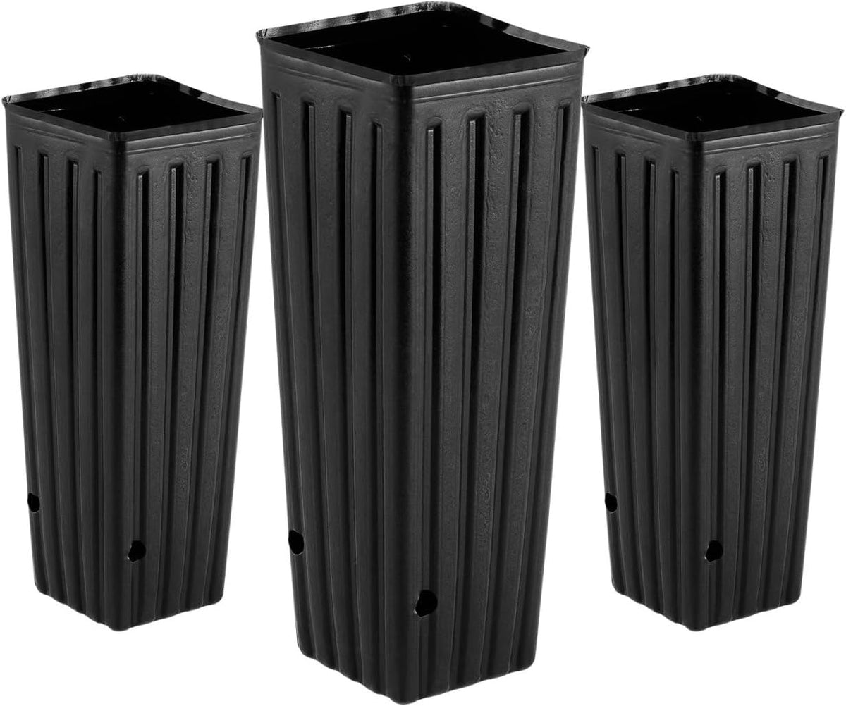 Hanabass 50 pieces tall nursery pots front view plant container