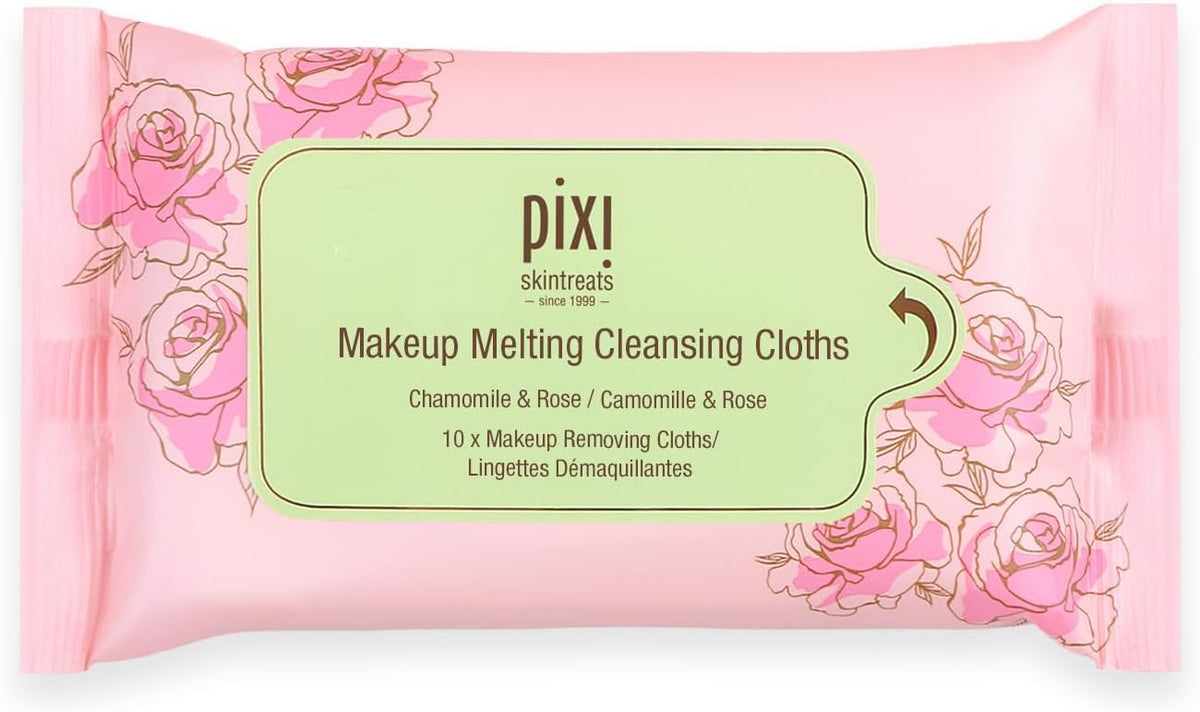 Pixi Beauty Glow Tonic Cleansing Cloths | Cleansing, Exfoliating, and Hydrating Disposable Face Towelettes | 3 Packs of 10 Face Wipes (30 Wipes Total) - Image 11