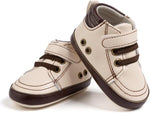 CENCIRILY Baby Boys Girls High Top Sneaker Soft Sole Infant First Walk Shoe | Hook-and-loop strap, Padded ankle collar, Flexible anti-skid outsole, for 0-18 months, Crawling, Daycare and Outings - Image 15