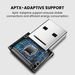 Avantree DG80 connected with wireless headphones for gaming setup