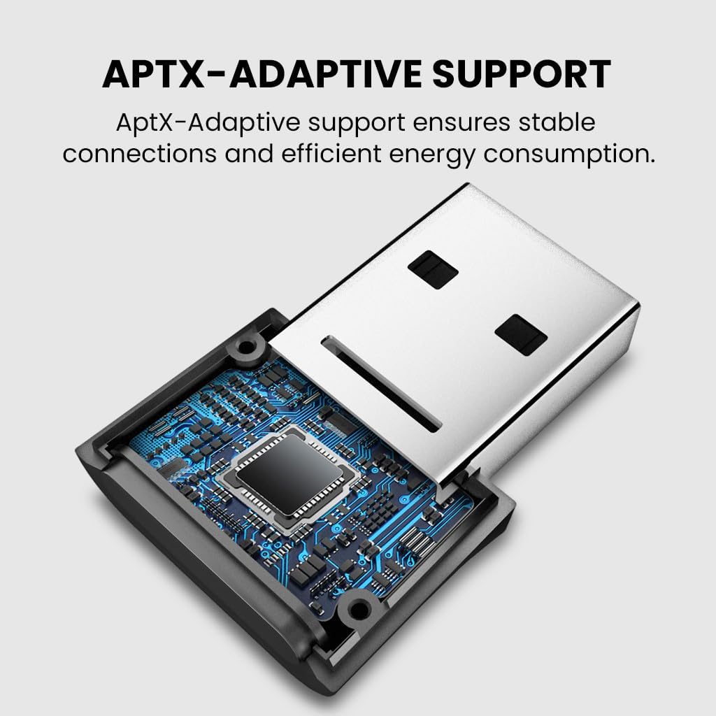 Avantree DG80 connected with wireless headphones for gaming setup