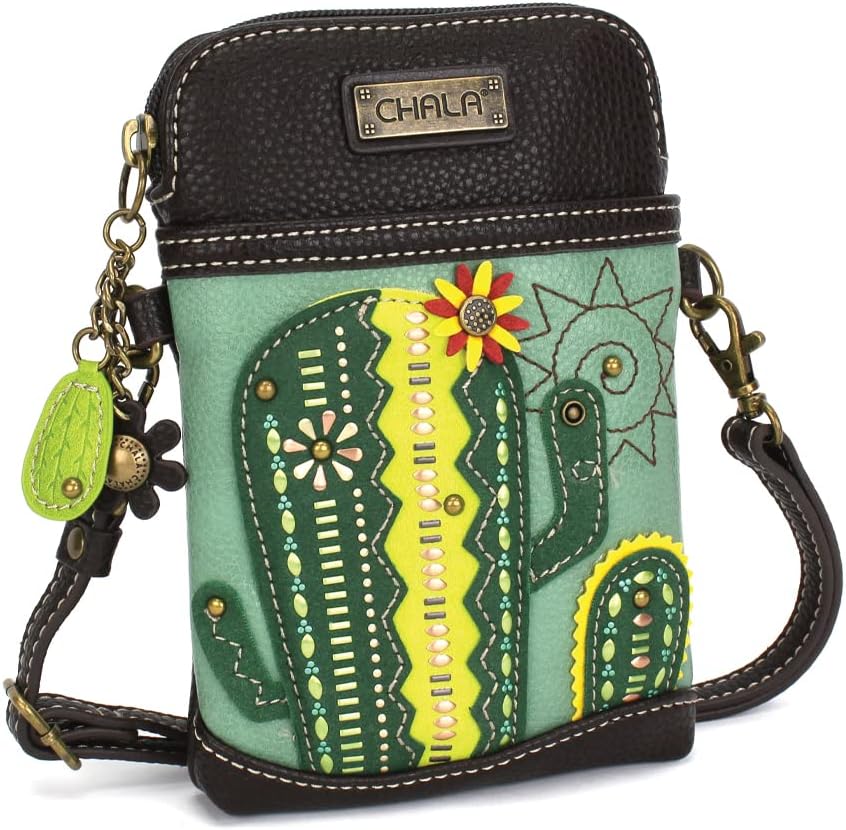 CHALA Dazzled Cell Phone Crossbody Purse-Women PU Leather Multicolor Handbag with Adjustable Strap - Image 11