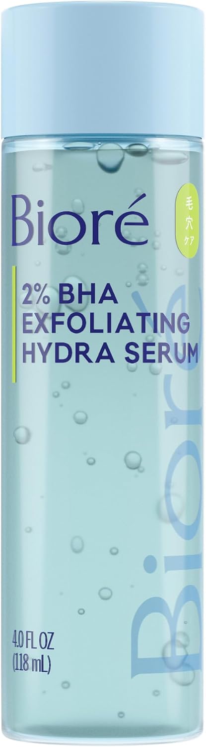Biore 2 Percent BHA Exfoliating Hydra Serum front bottle view