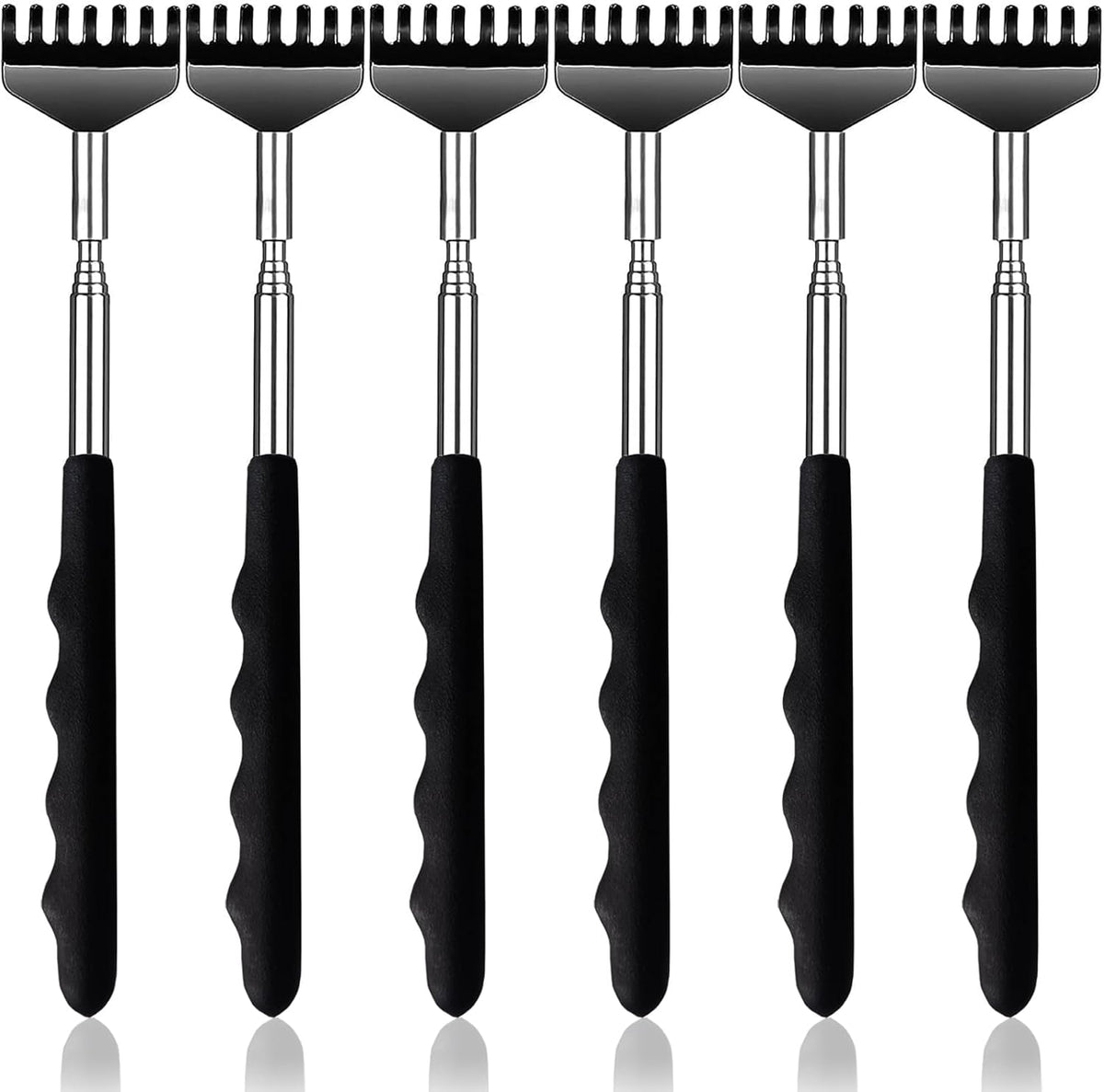 Yexixsr 3 Pack Back Scratcher Extendable Metal Back Scratcher for Men Women Adults, Telescoping Back Massager with Rubber Handles, Christmas Gift Stocking Stuffers - Image 10