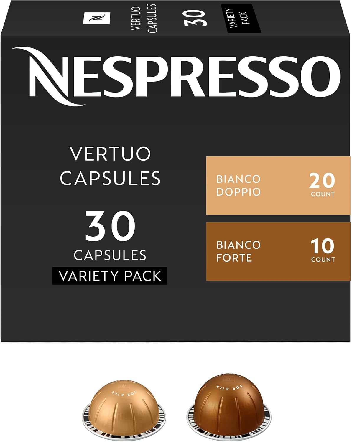 Nespresso Capsules Vertuo, Variety Pack, Medium and Dark Roast Coffee, 30 Count Coffee Pods, Brews 7.8 oz. - Image 10