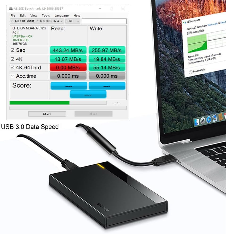 xiwai Standard USB3.0 Data Cable to USB 3.1 Type-C Locking Connector with Panel Mount Screw for Camera 1.2M - Image 9