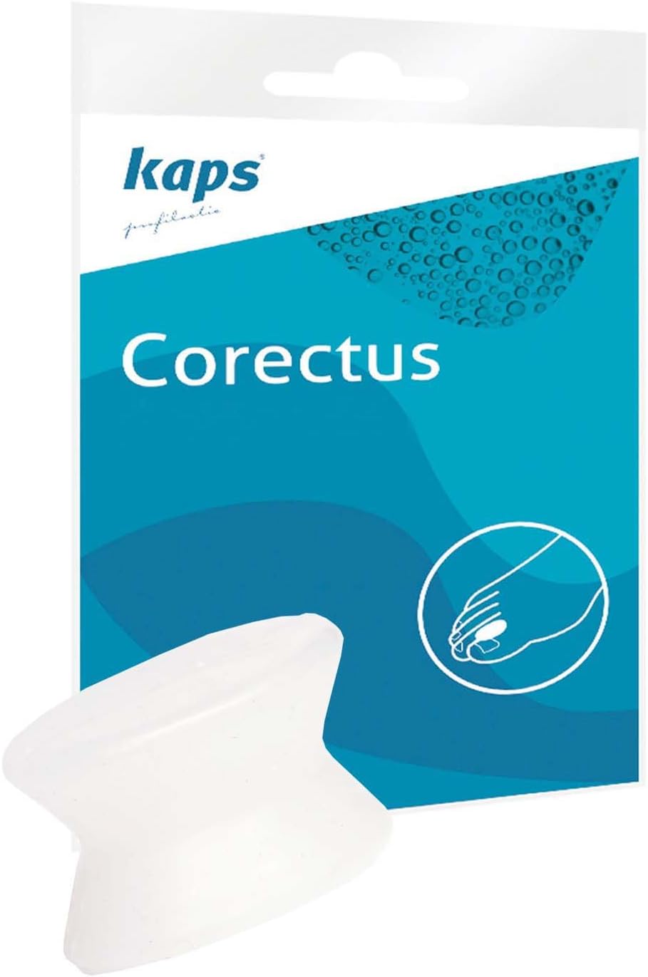 Kaps bunion corrector front view toe separator