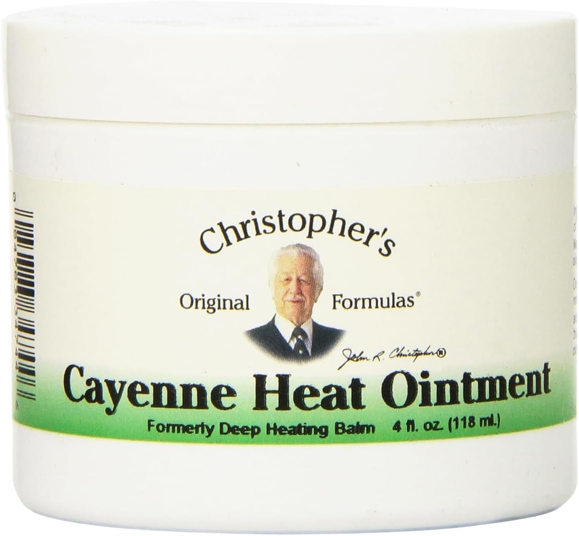 Dr. Christopher's Cayenne Heat Ointment front view packaging container