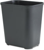 Rubbermaid FG254300BEIG wastebasket textured finish close up