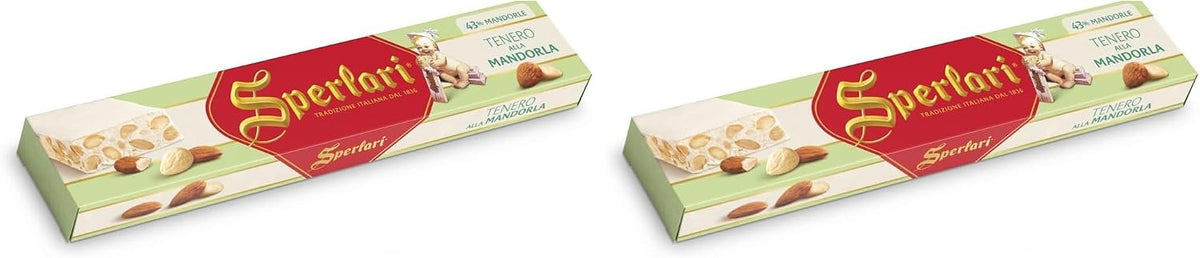 Sperlari Torrone Traditional Italian Candy - Gourmet Soft Nougat With Honey, Vanilla & Crunchy Sliced Almonds - Full Size Imported European Candy Bar - Holiday Dessert - 150 gr / 5.29 oz (Pack of 1) - Image 9