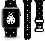 AMUSEPROFI polka dot Apple Watch band front view