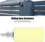 Side profile view of sliding door guide support assembly