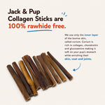 Ten pack of Jack and Pup collagen chews for dogs