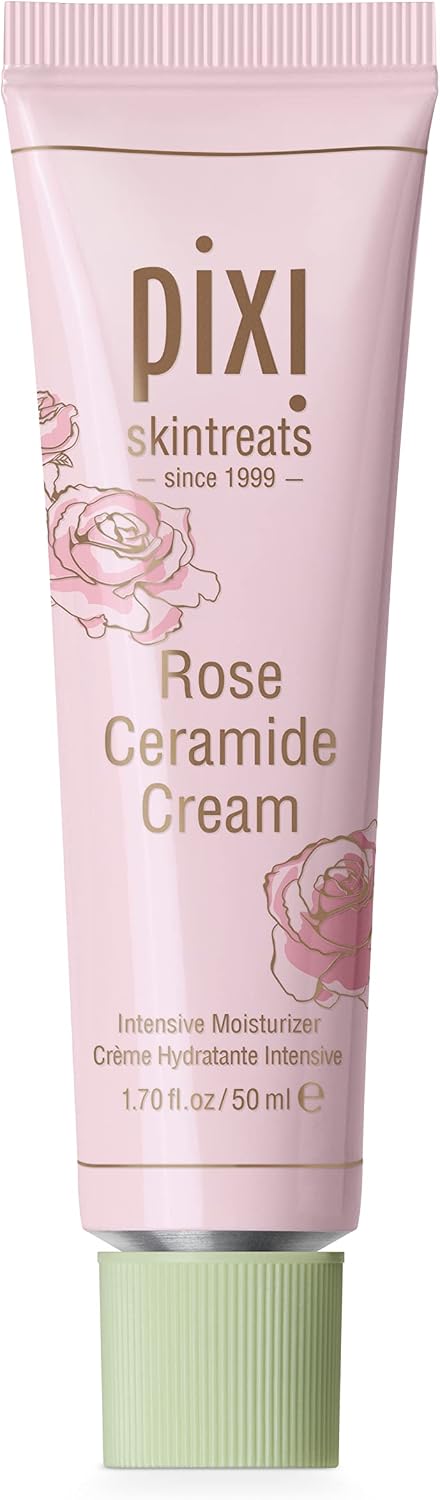 Pixi Beauty Rose Ceramide Hydrating Face Cream front view product packaging