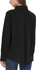Yamanman casual chiffon blouse sleeve cuff