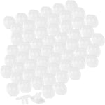 Power Gear 60 count plastic outlet covers front view