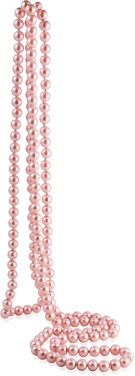 Caiyao vintage imitation pearl necklace layered style