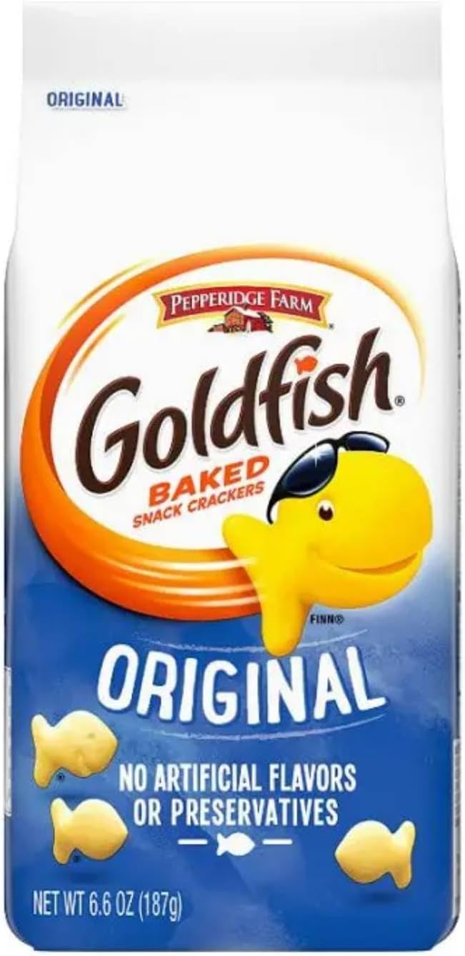 Pepperidge Farm Goldfish Baked Snack Crackers Saltine, 187g - Image 1