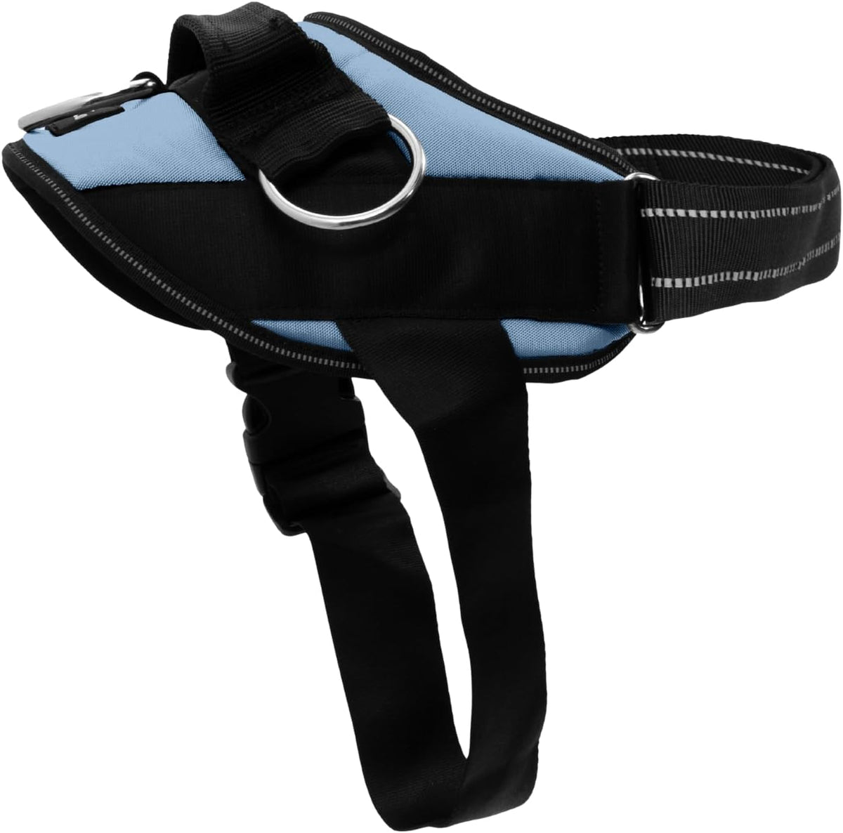 ShawnCo essential dog harness front view showing moonglow color