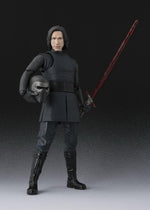 Close up view of Kylo Ren helmet and textured outfit