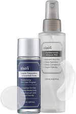 DearKlairs Fundamental Ampule Mist + Unscented Toner Set, Korean Skincare Routine - Image 1