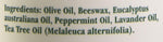 Tea Tree Therapy chest oil ingredients list and botanical highlights