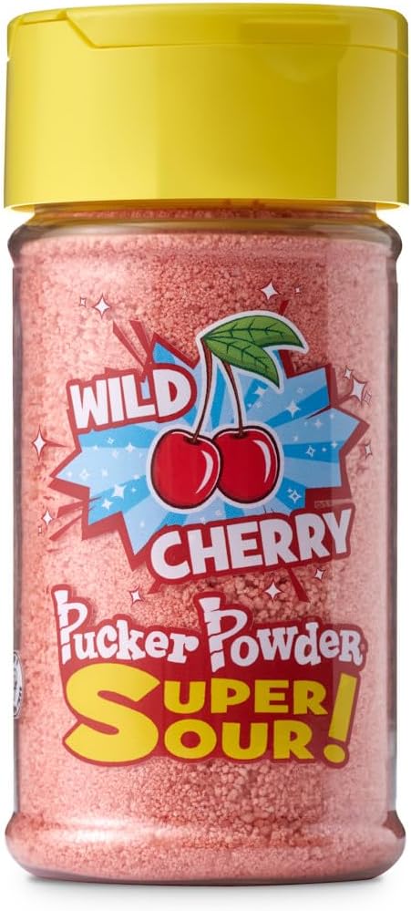 Pucker Powder wild cherry and green apple flavors for cocktail rimmer