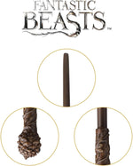 Close-up shot of the hand-painted resin texture along the wand shaft