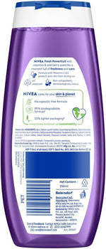 Nivea Power Fruit Fresh Shower Gel, 250 ml (8.45 fl oz), Refreshing Body Wash - Image 9