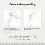 Copic Multiliner SP marker cap and pocket clip